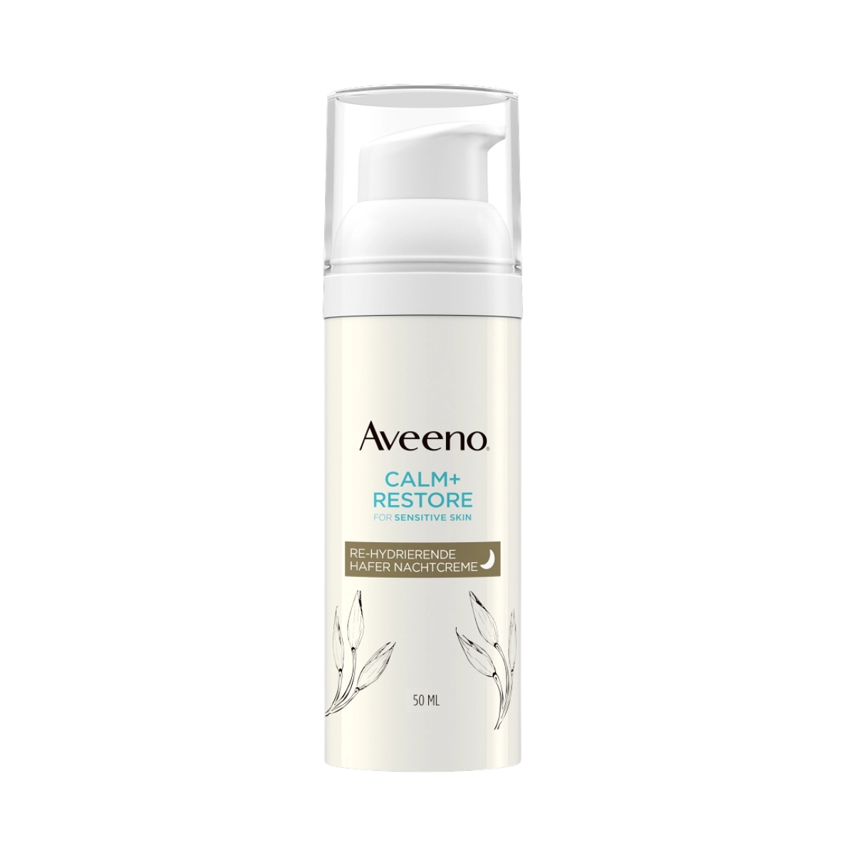 Aveeno Calm+Restore Re-Hydrierende Nachtcreme Hafer 50 ml