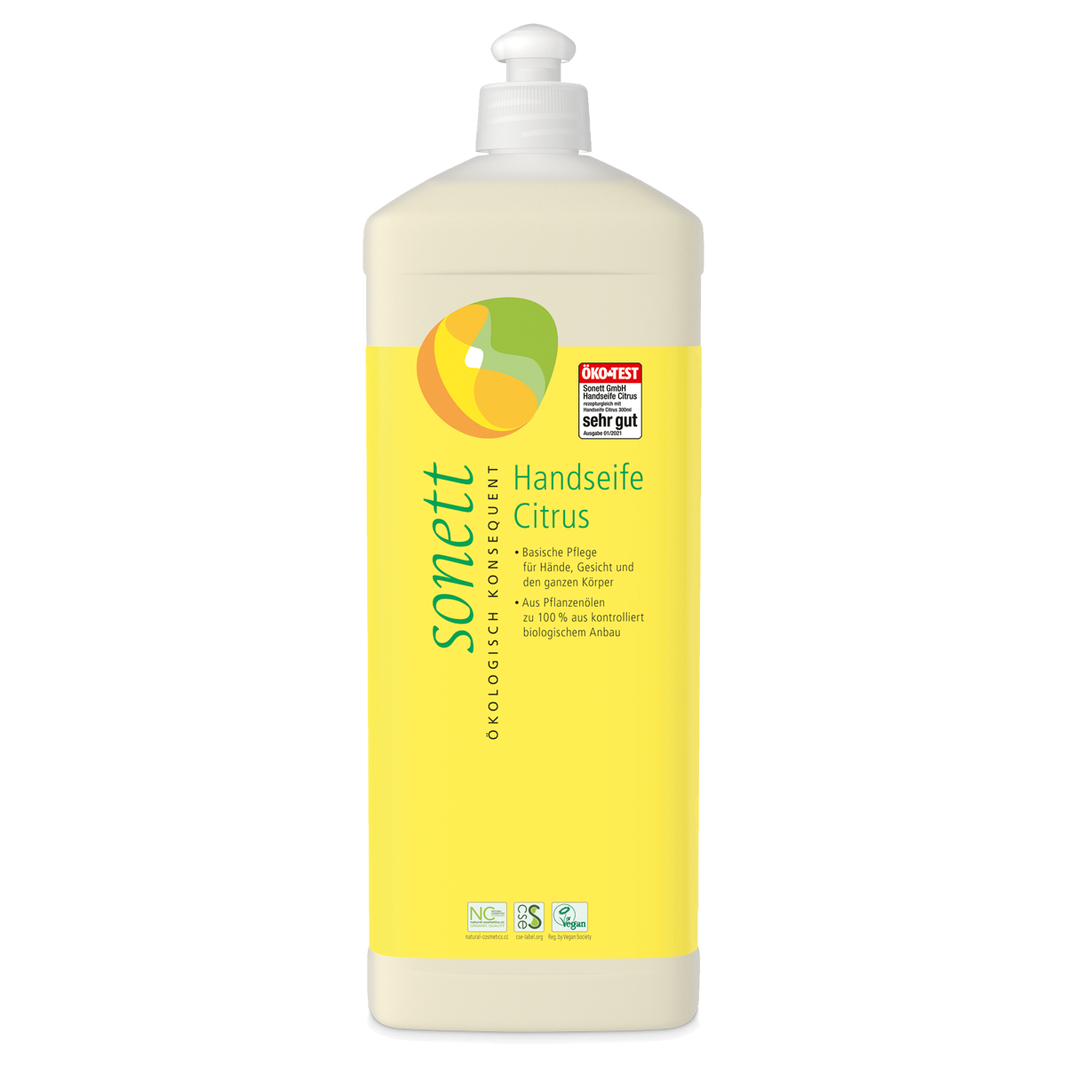 Sonett Handseife Citrus Nachfüllflasche 1 Liter