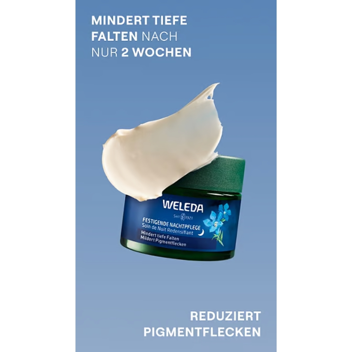 Weleda Nachtpflege festigend blauer Enzian und Edelweiss 40 ml