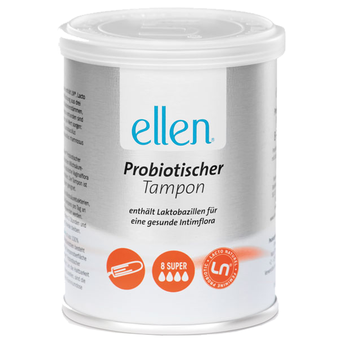 Ellen super Probiotic Tampon 8 Stück