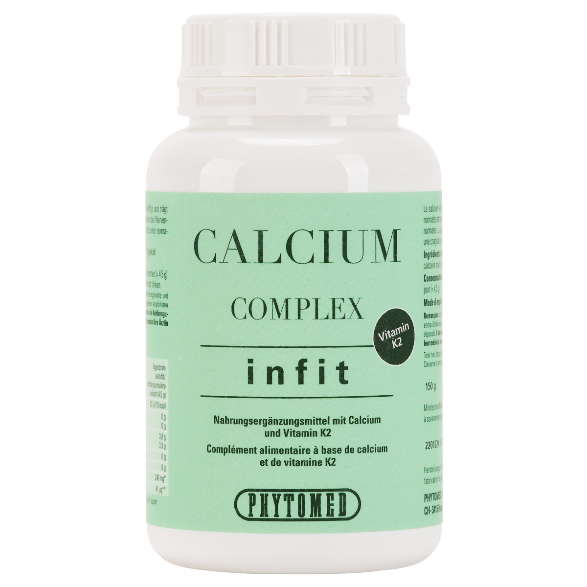 Phytomed Infit Calcium + Vitamin K2 Complex 150 g