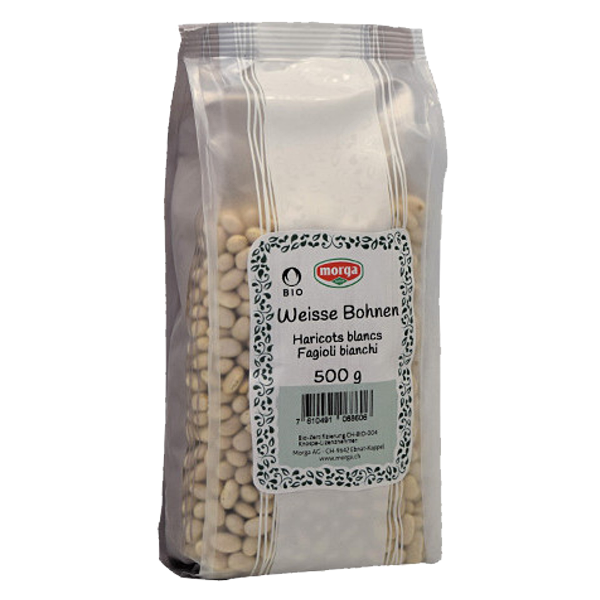 Morga Weisse Bohnen Knospe Beutel 500 g