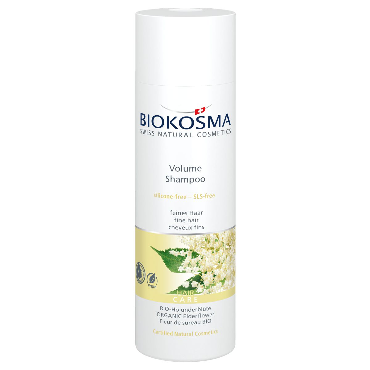 Biokosma Shampoo Volume Holunderblüten 200 ml