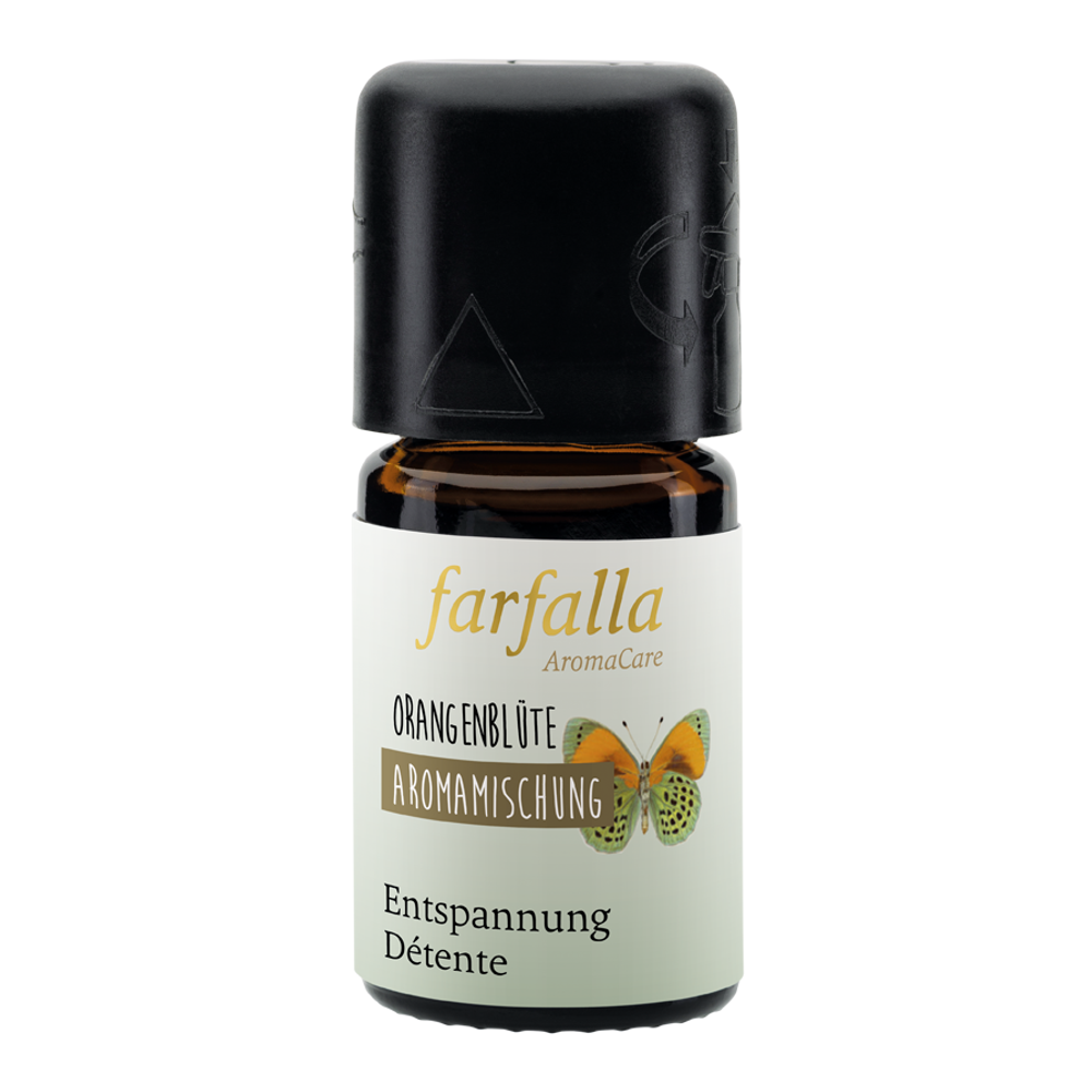 FARFALLA Aromamischung Sanft Entspannt Orangenblüte 5 ml