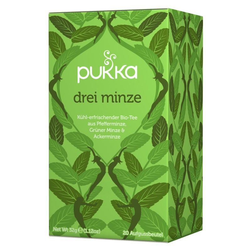 PUKKA Drei Minze Tee Bio 20 Beutel