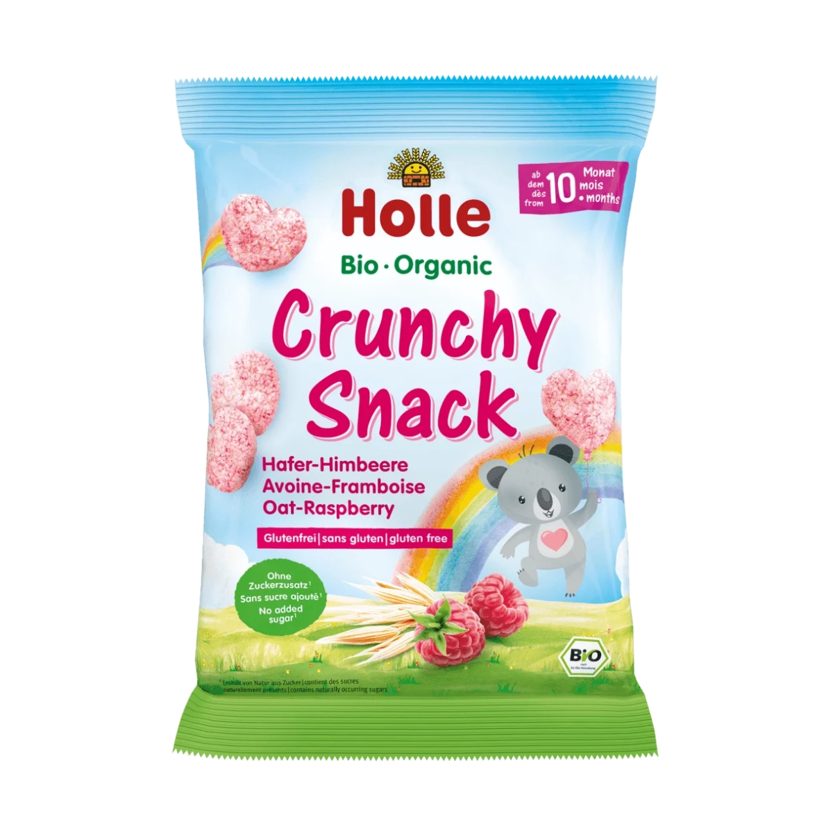 Holle Bio-Crunchy Snack Hafer Himbeere 30 g