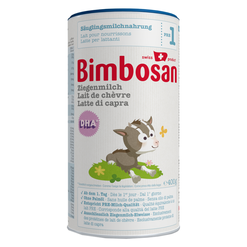 Bimbosan Ziegenmilch 1 Säugling Dose 400 g