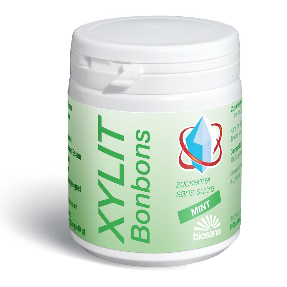 Biosana Xylit Bonbons Mint 80 Stück