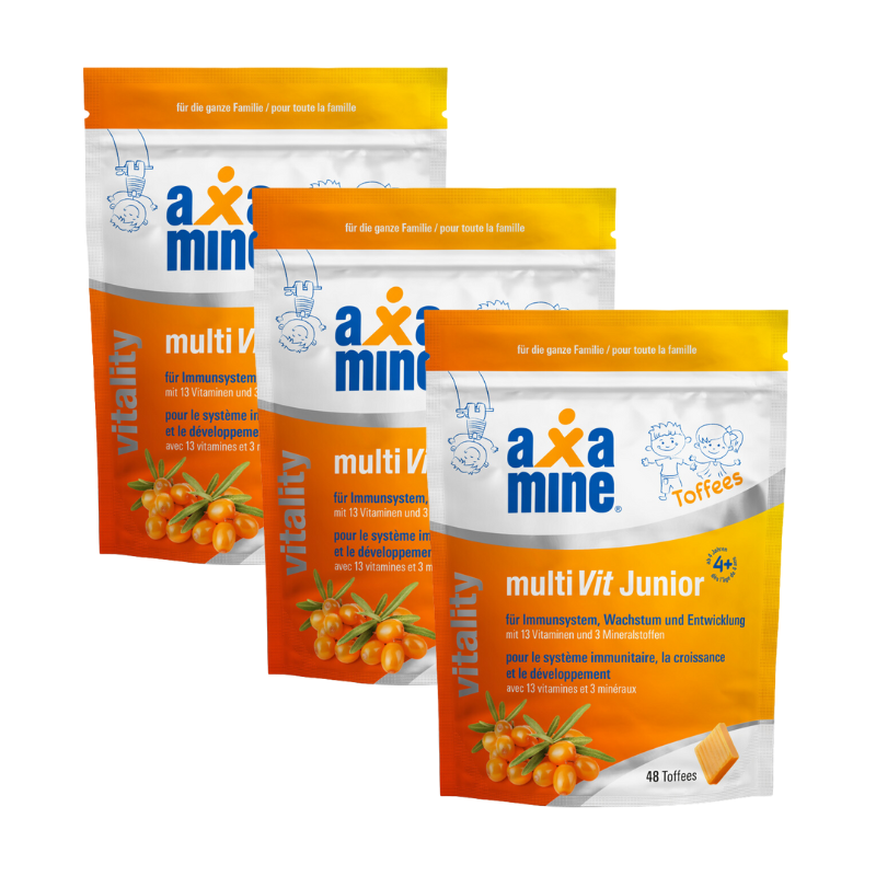 Axamine multiVit Junior Toffees 3x 48 Stück