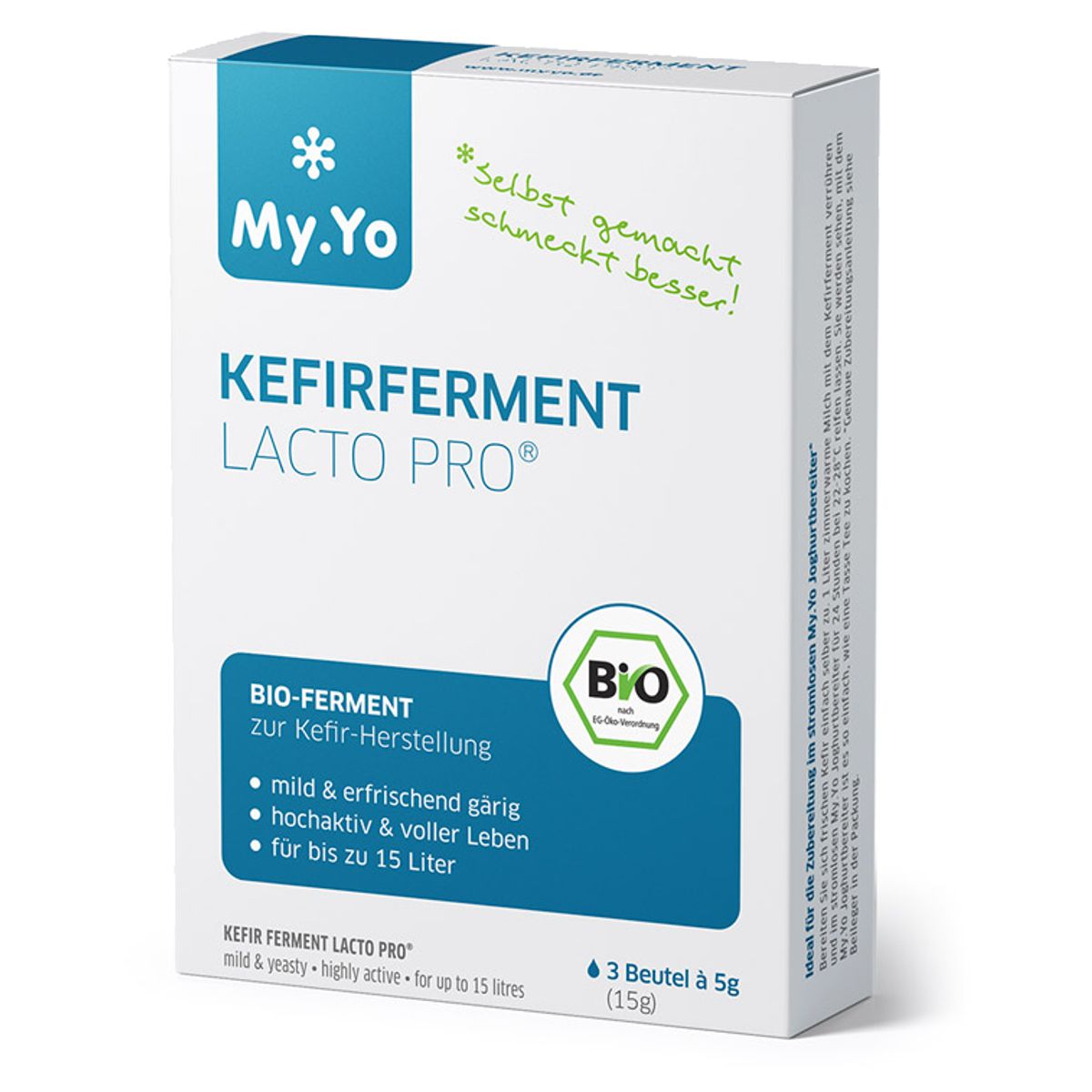 MY.YO Joghurt Kefir Ferment Probiotisch 3x 5 g