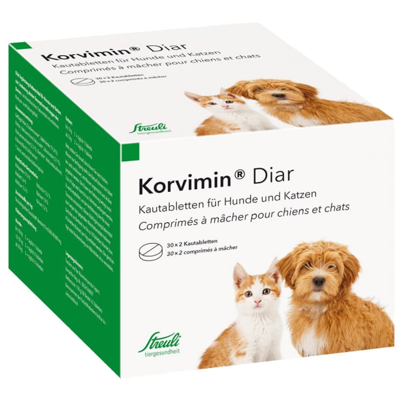 Korvimin Diar Kautabletten 30 Btl 2 Stück