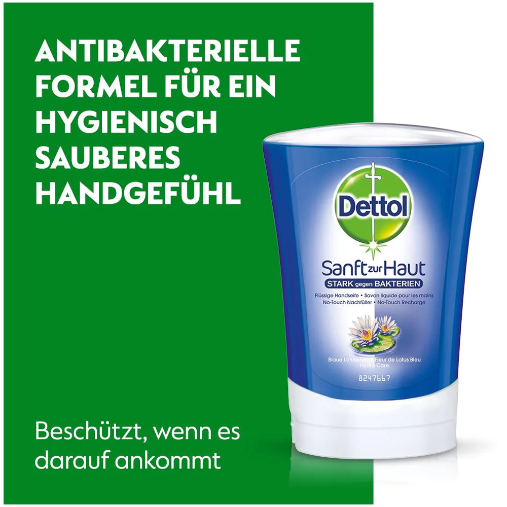 DETTOL No-Touch Handseife Nachfüllung Blaue Lotusblüte 250 ml