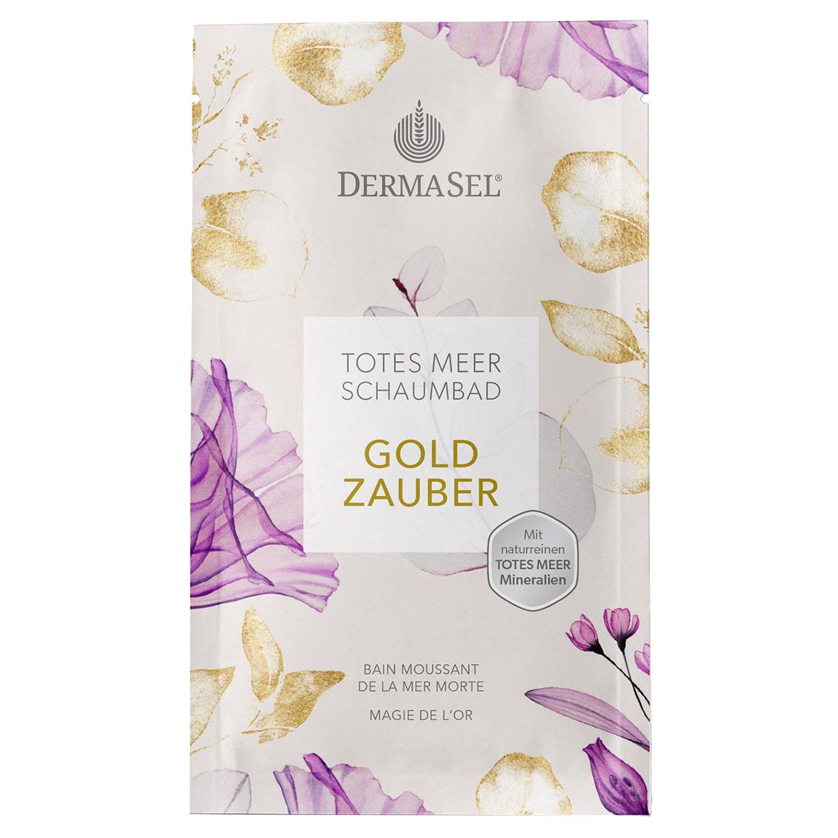 Dermasel Schaumbad Gold Zauber Beutel 40 ml