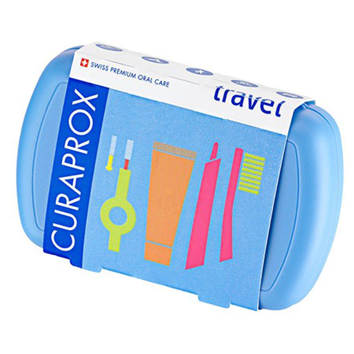 Curaprox Travel Set blau