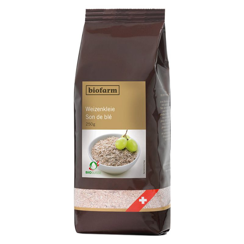 Biofarm Weizenkleie Knospe Beutel 250 g