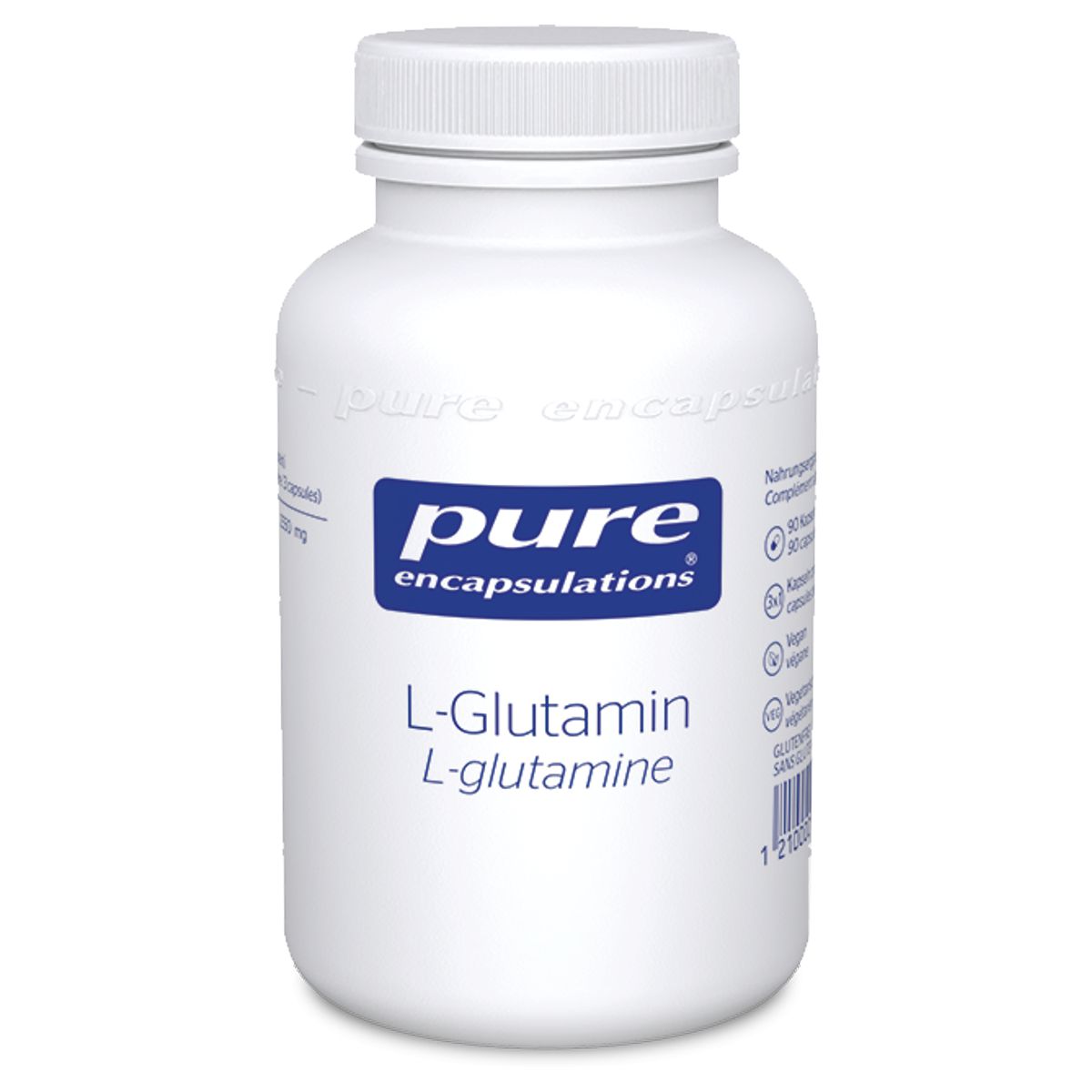 Pure L-Glutamin Kapseln 850 mg Dose 90 Stück