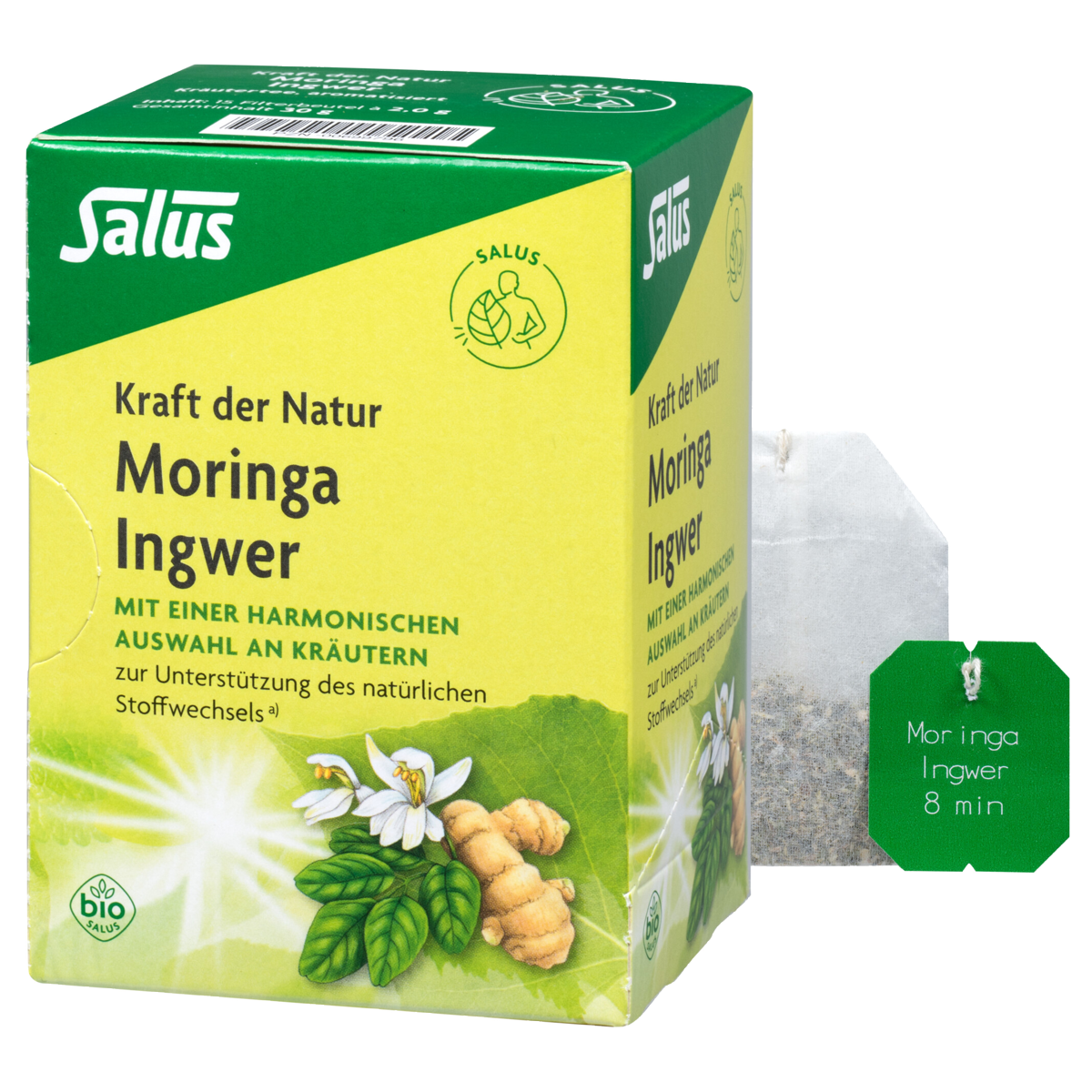 Salus Tee Moringa Ingwer Bio Beutel 15 Stück