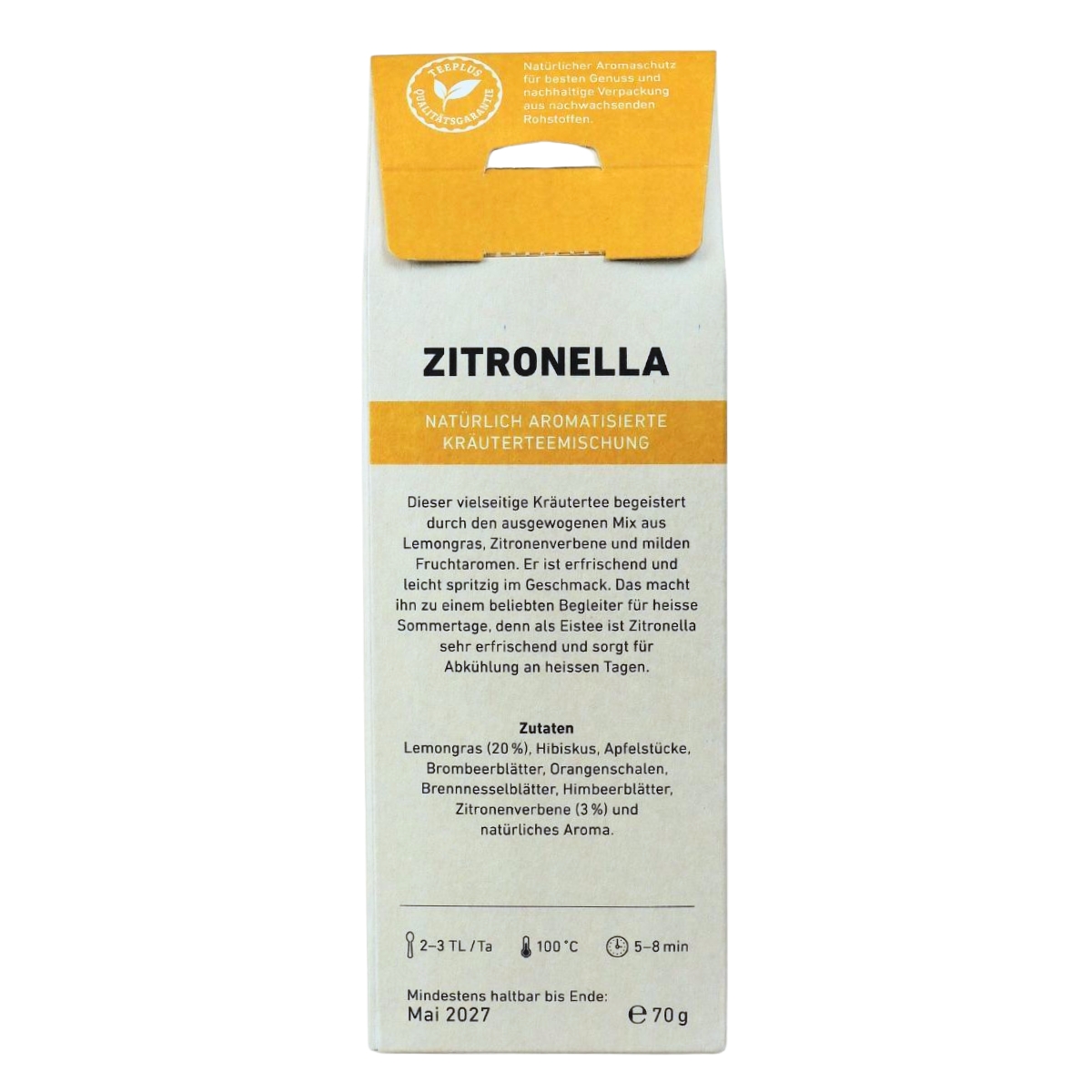 Teeplus Zitronella Tee Box 70 g