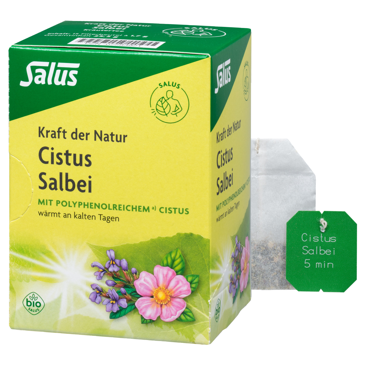 Salus Tee Cistus Salbei Bio Beutel 15 Stück