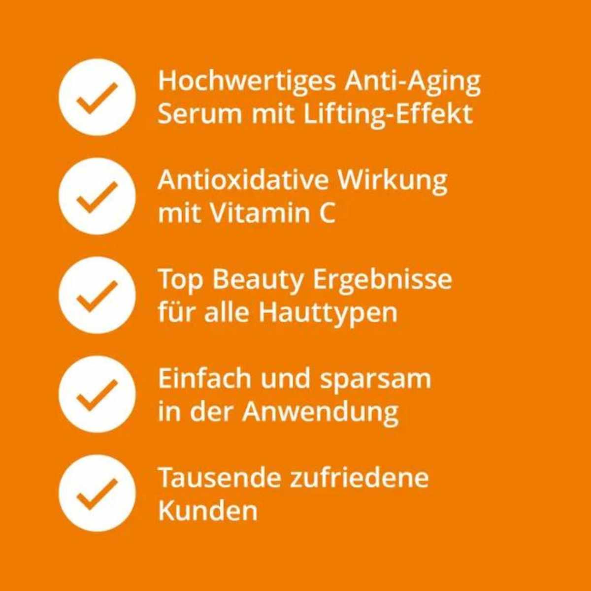 Casida Vitamin C Serum mit Hyaluron Dispenser 30 ml