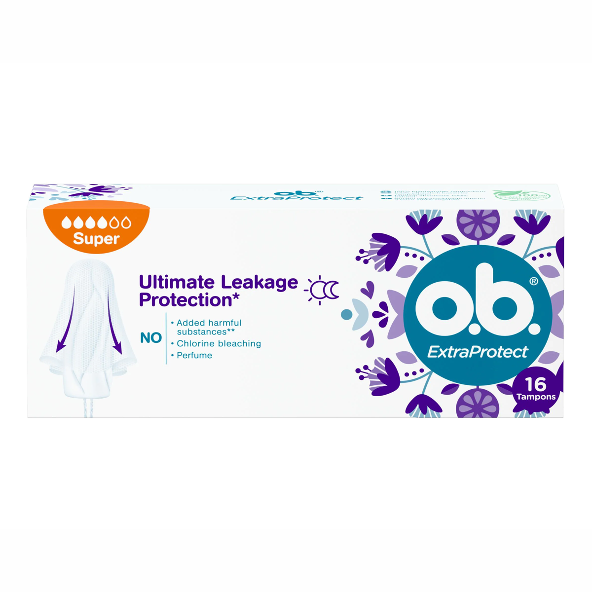 o.b. Tampons ExtraProtect Super 16 Stück