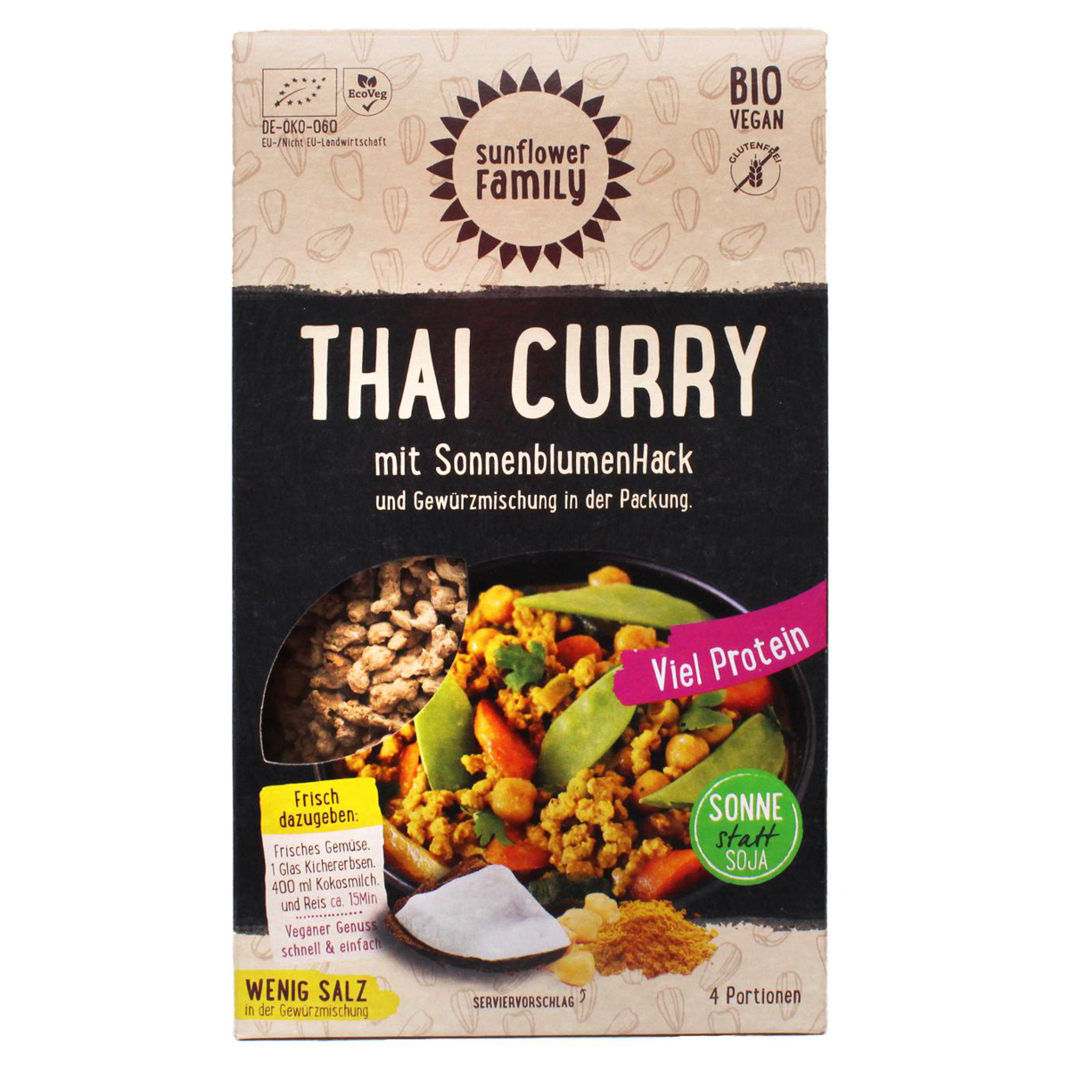 Sunflower Sonnenblumen Hack Thai Curry 112 g