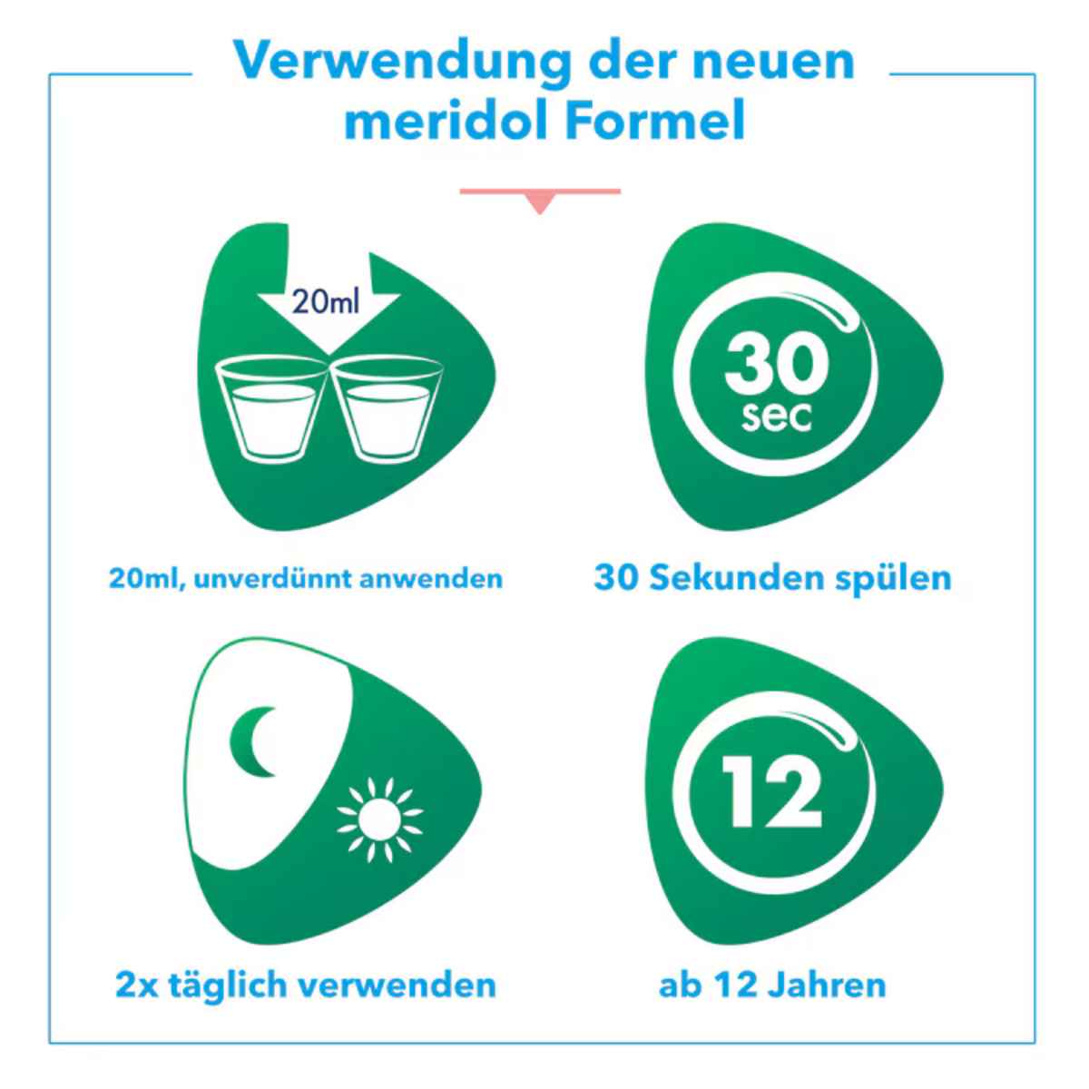 Meridol Frischer Atem Mundspülung 400 ml