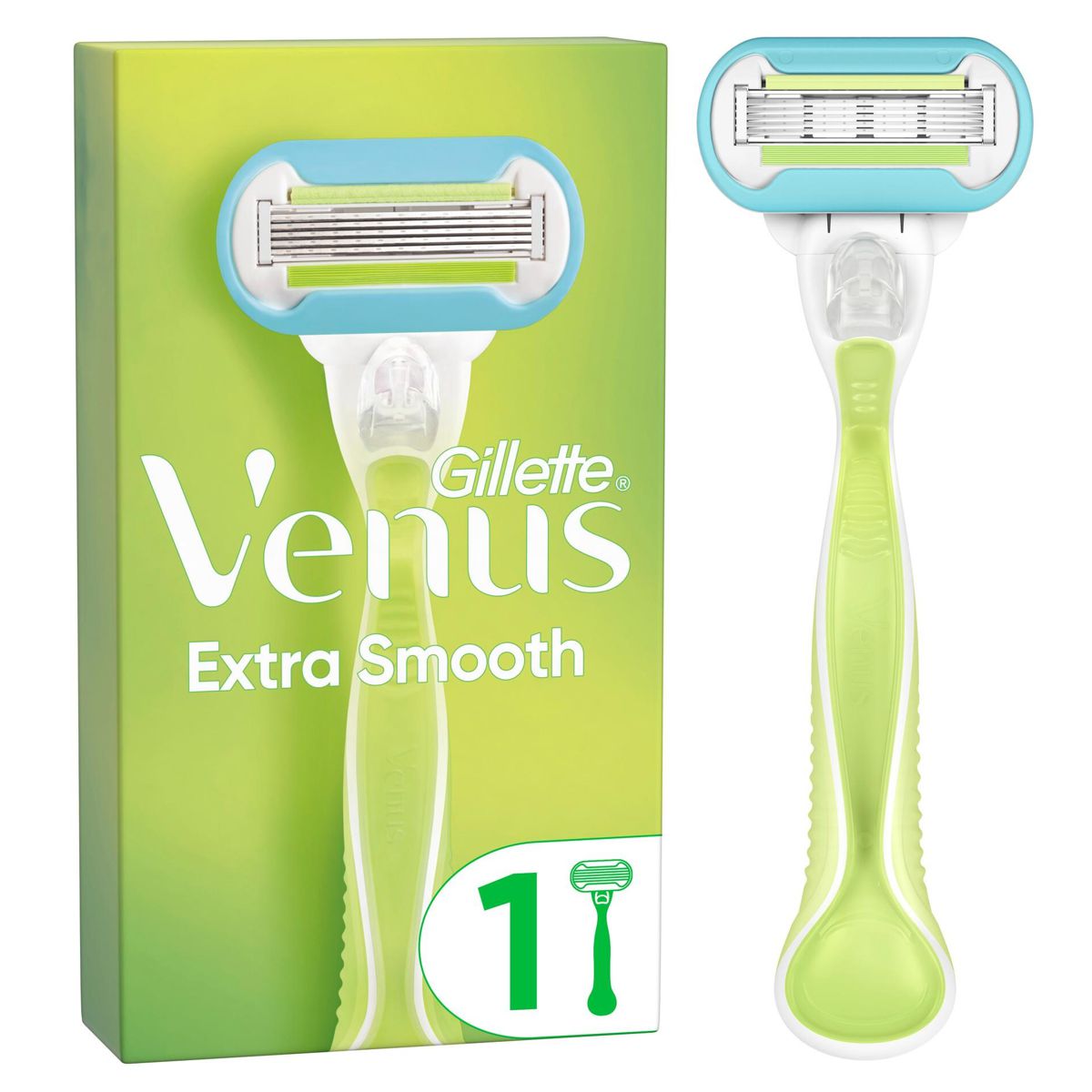 GILLETTE Venus Extra Smooth Rasierapparat 1 Klinge