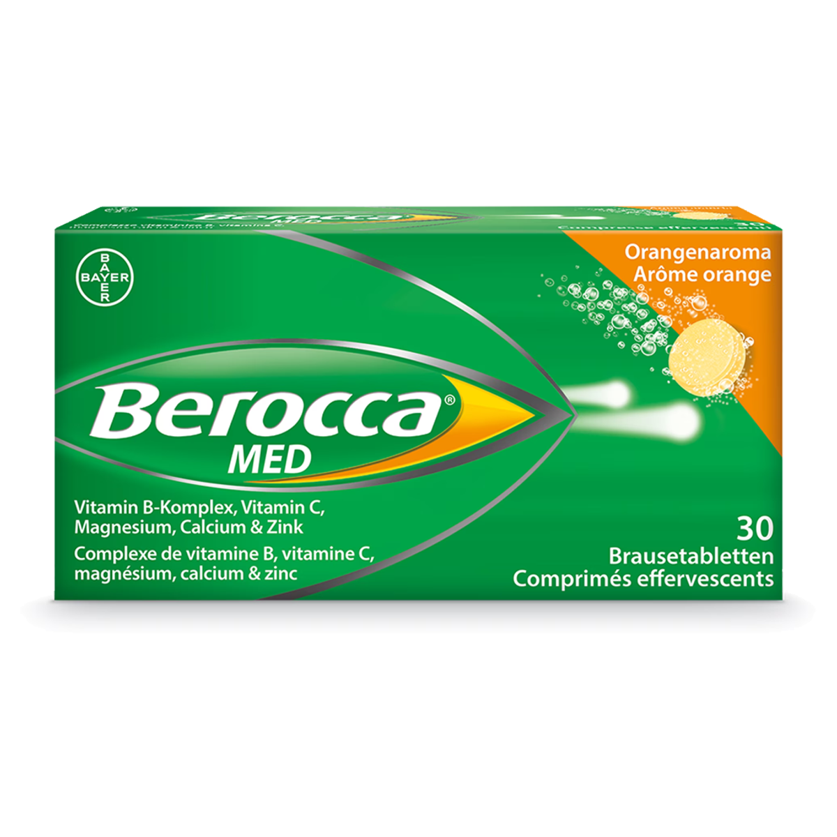 Berocca MED Brausetabletten Orangenaroma 30 Stück