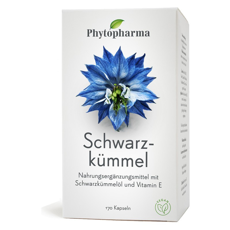 Phytopharma Schwarzkümmelöl Kapseln 500 mg 170 Stück