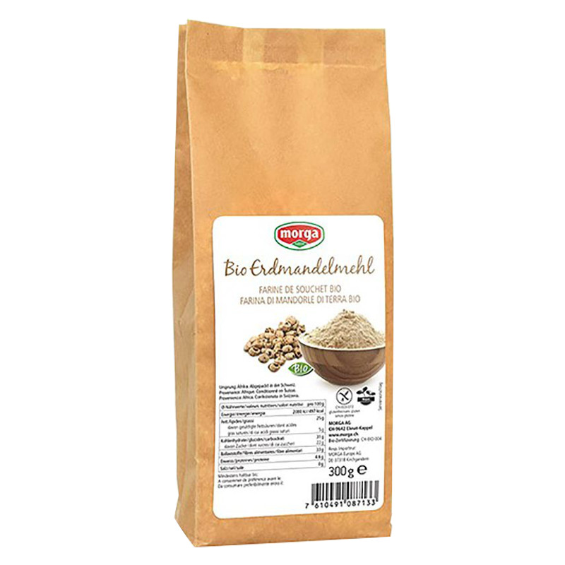 MORGA Erdmandelmehl Bio glutenfrei 300 g