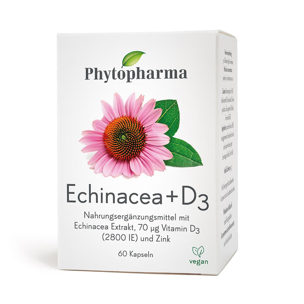 Phytopharma Echinacea + Vitamin D3 Kapseln 60 Stück