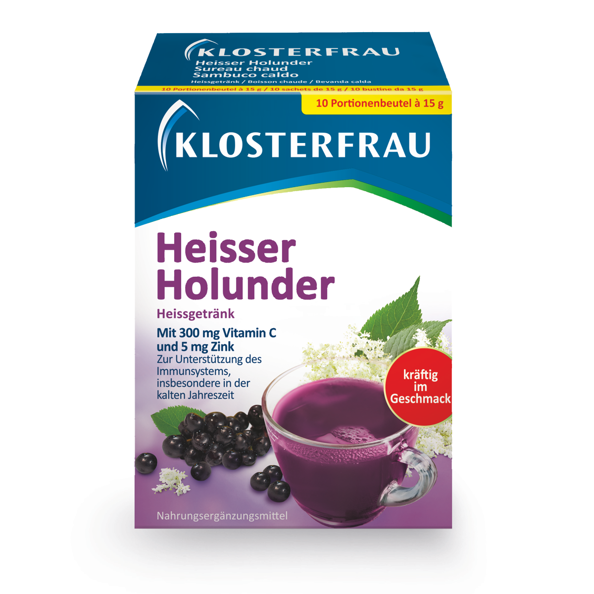 Klosterfrau Heisser Holunder 10 Beutel 15 g