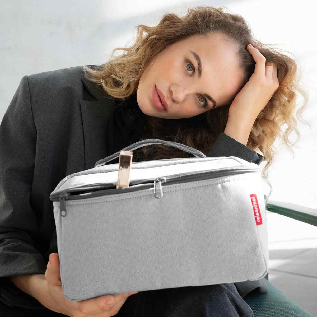 Reisenthel Beautycase Herringbone grey