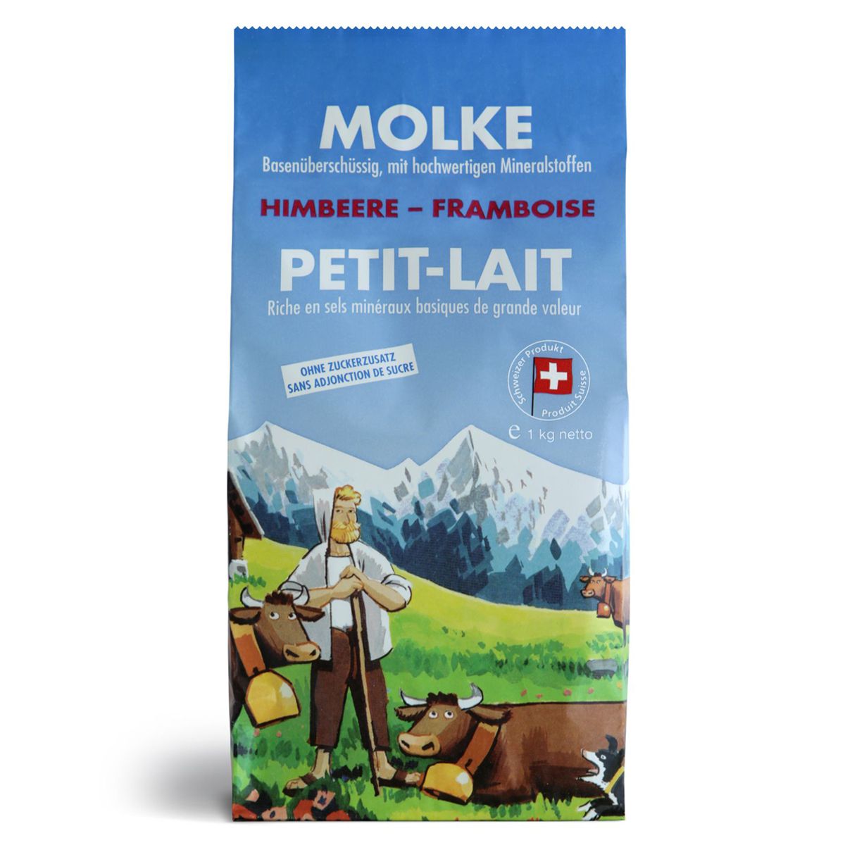 Biosana Molke Granulat Himbeere Beutel 1 kg