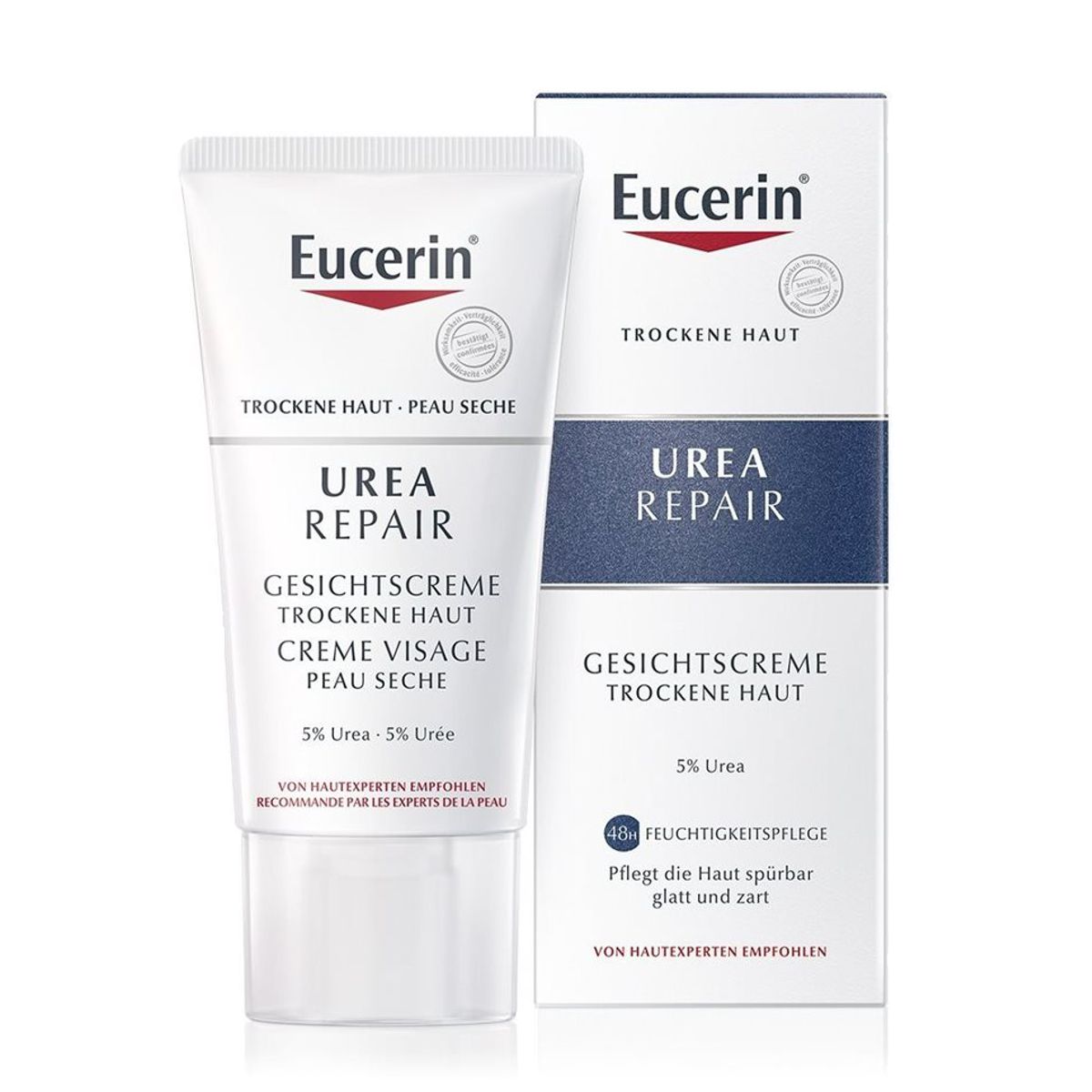 Eucerin Hautglättende Gesichtscreme 5 % Urea 50 ml