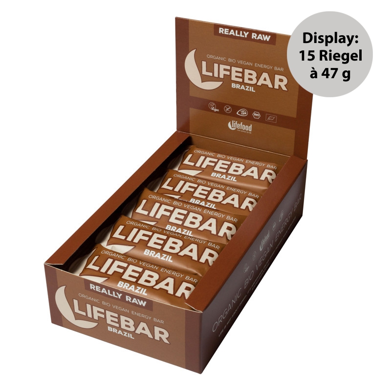 Lifefood Bio Lifebar Brazil Nut Energieriegel 47 g