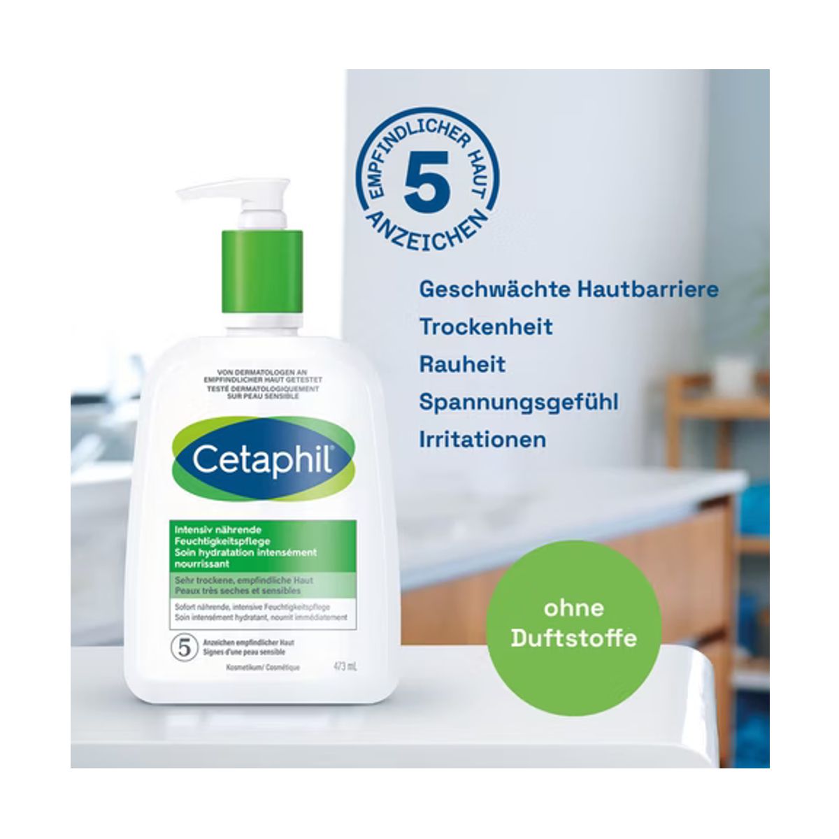 Cetaphil Intensiv nährende Feuchtigkeitspflege 473 ml