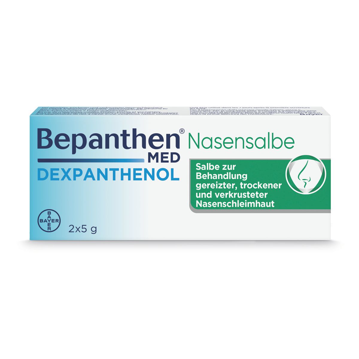 Bepanthen MED Nasensalbe 50 mg/g 2 Tube 5 g