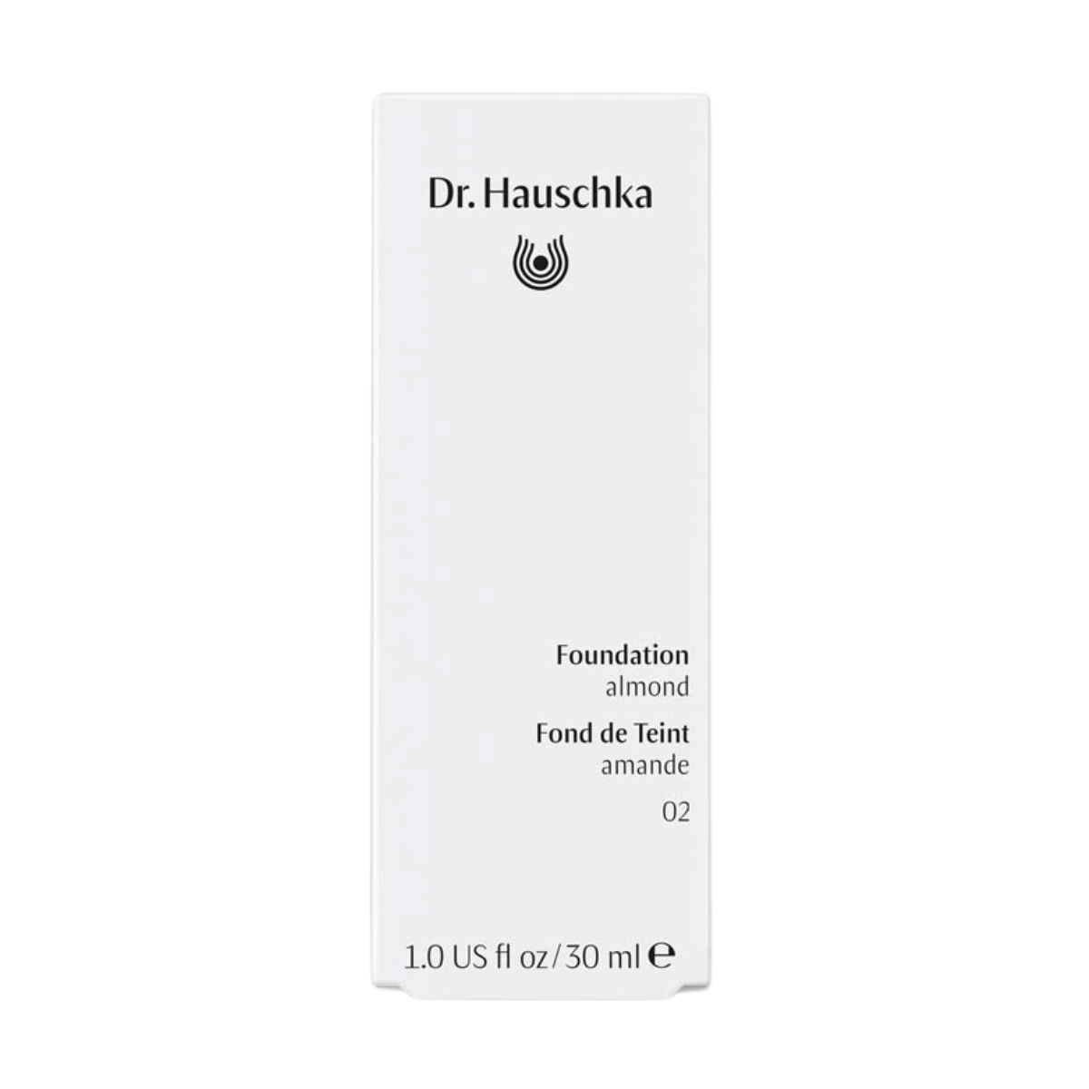 Dr Hauschka Foundation 02 almond 30 ml Verpackung