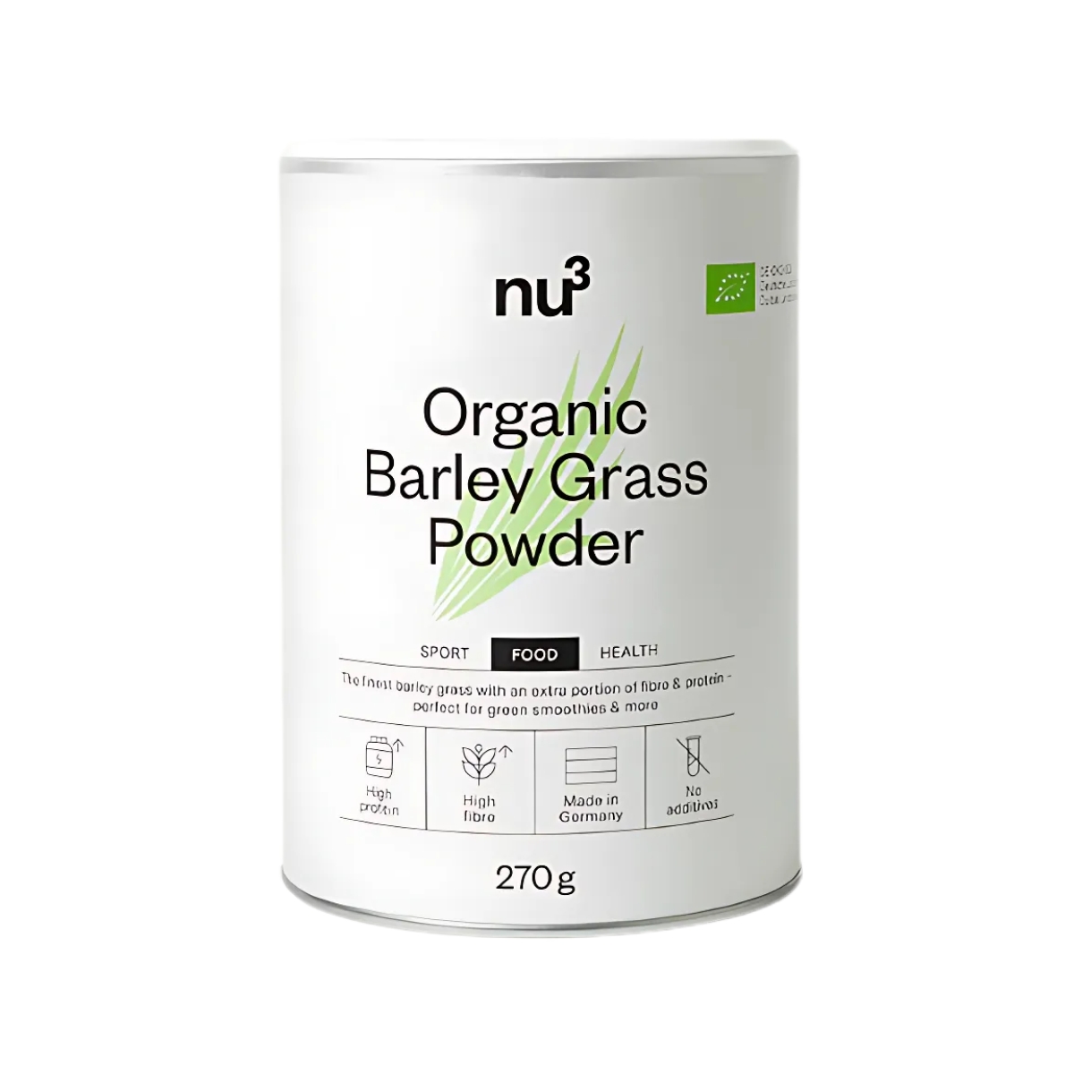 Nu3 Gerstengras Powder Organic 270 g