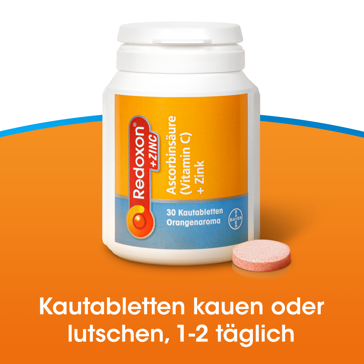 Redoxon Vitamin C + Zink 30 Kautabletten