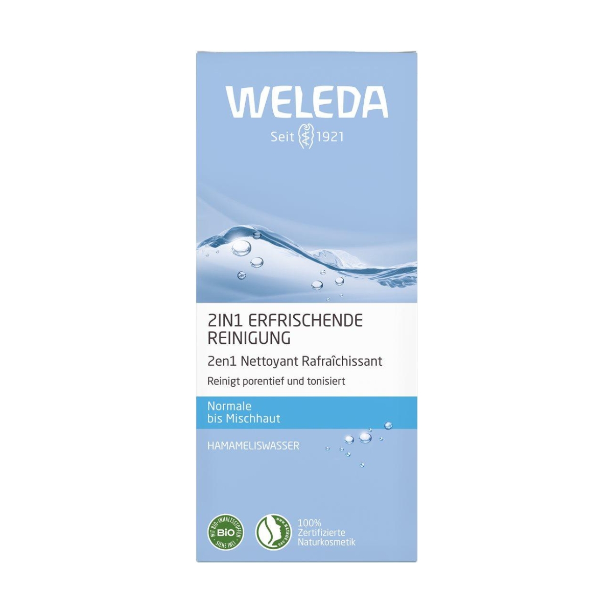 Weleda 2in1 Erfrischende Reinigung 100 ml