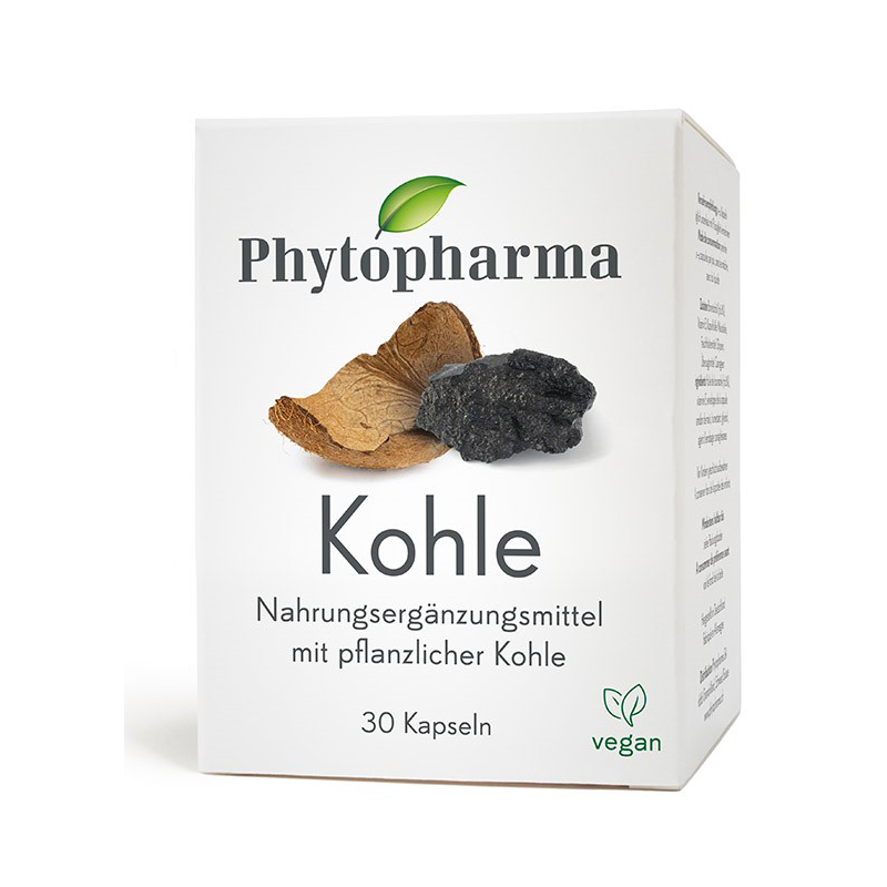 Phytopharma Kohle Kapseln 30 Stück