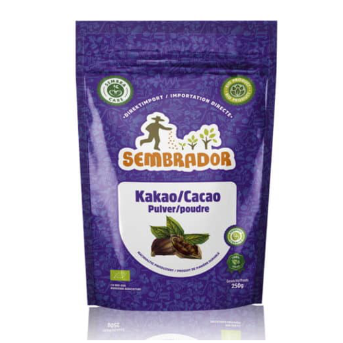 Sembrador Kakao Pulver Fairtrade Bio Beutel 250 g