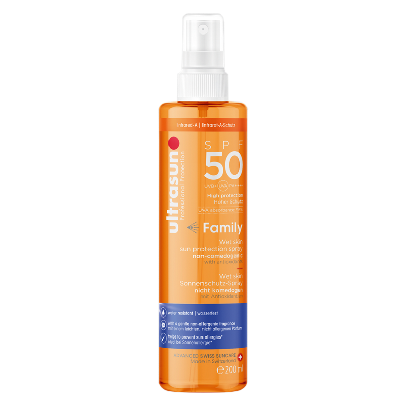 Ultrasun Family Wet Skin SPF 50 Spray 200 ml