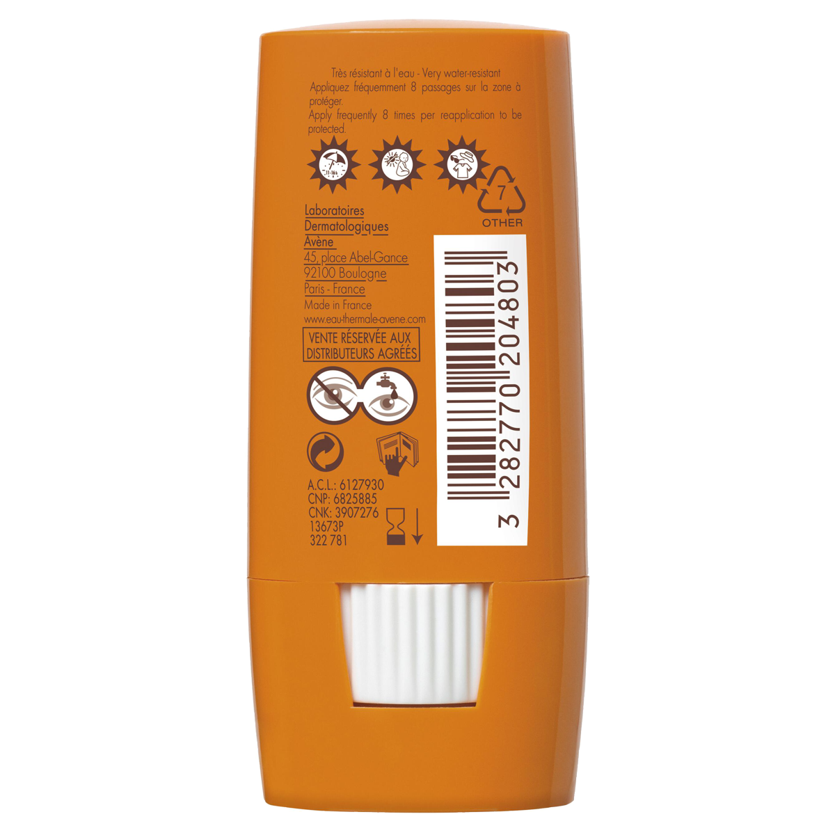 Avène Sun Sonnenstick empfindliche Hautareale SPF50+ 8 g