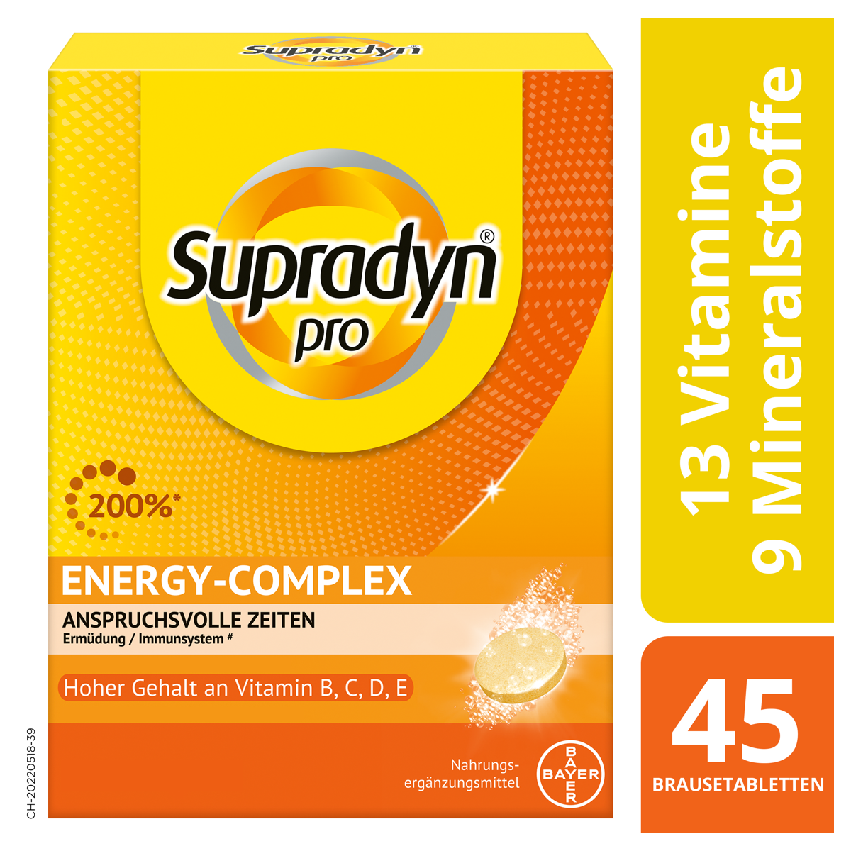 Supradyn pro energy-complex Brausetabletten 45 Stück