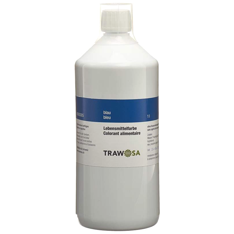 TRAWOSA Lebensmittelfarbstoff blau 1000 ml