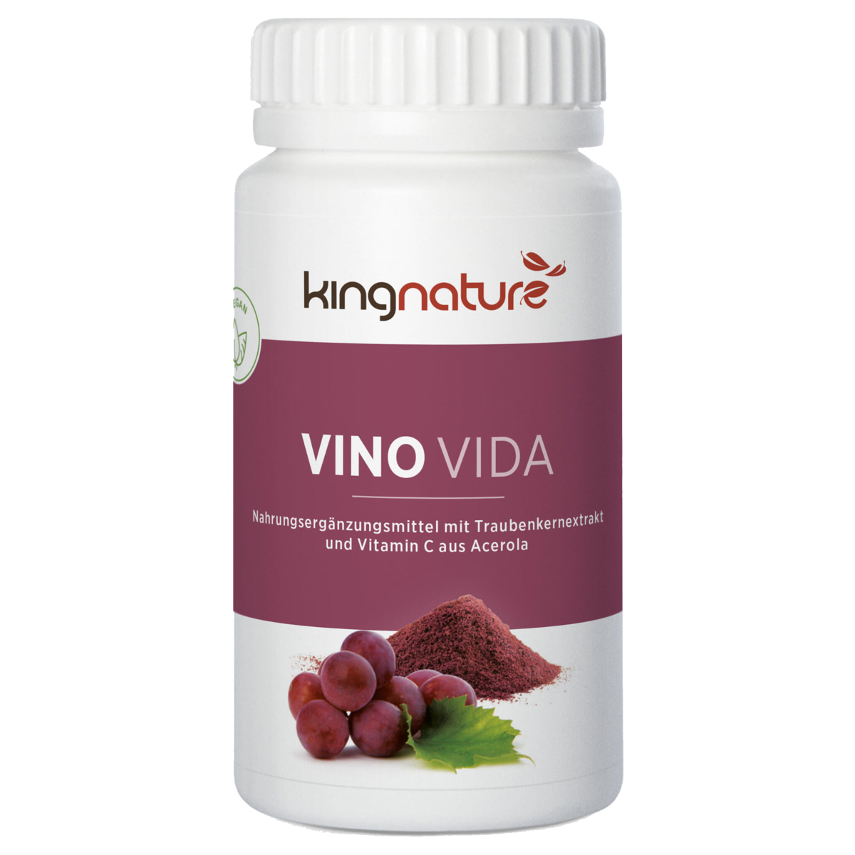 Kingnature Vino Vida Kapseln 305 mg 90 Stück